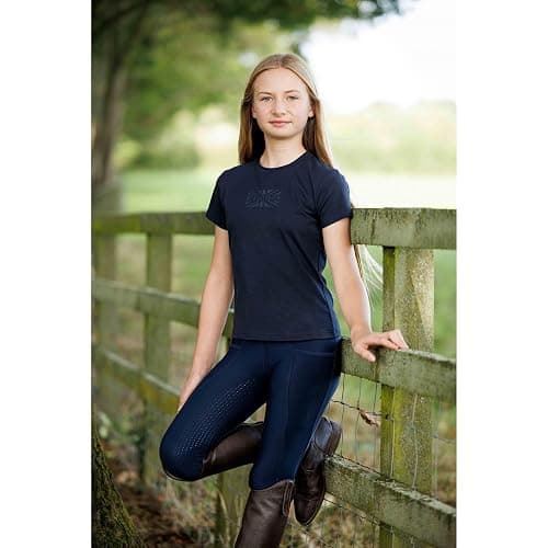 LeMieux Young Rider Union Jack T-Shirt - Navy Blue thumbnail 4