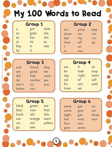 100 Words Kids Need to Read by 1st Grade: Sight Word Practice to Build Strong Readers thumbnail 3