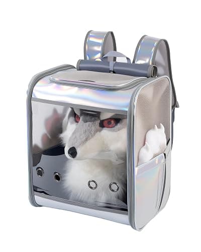 KoGing FurHead Backpack - Waterproof Foldable Fursuit Head Storage Bag for Kig Kemono Kigrumi Cosplay Furry Costume Accessories (15.7 in × 12.2 in × 18.1 in) - Image 1