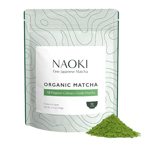 Naoki Matcha Organic All Purpose Blend - Authentic Japanese Culinary Grade Matcha Green Tea Powder from Japan (100g / 3.5oz) - Image 1