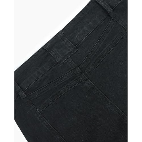 Low Rise Flare Jeans for Women Baggy Y2K Stretchy Bell Bottom Denim Pants 90s Vintage Washed Jeans with Pockets thumbnail 6