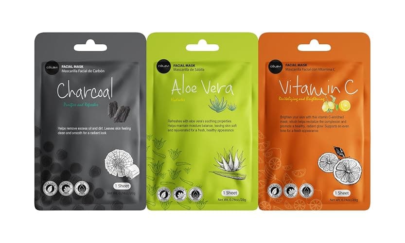 Celavi Essence Facial Sheet Face Mask Variety Set Classic Authentic Korean Moisturizing Skincare (12-Packs) thumbnail 7