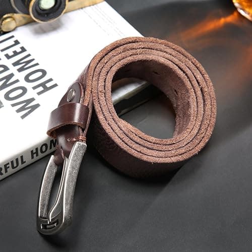 KEECOW Men's 100% Italian Cow Leather Belt thumbnail 3