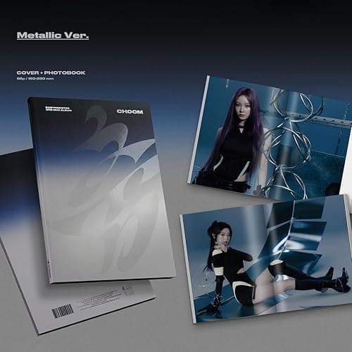 CHOOM 3rd Mini Album Metallic Ver. Mini Poster Cover + Stickers + Photobook + Logo Tag + 4 Extra Photocards Official K-POP Sealed Album thumbnail 3