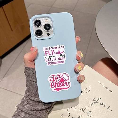 110PCS Cheer Stickers, All Vinyl Waterproof Cheerleader Decals, Perfect Cheer Gifts for Cheerleader Girls Cheer up, Motivational Positive Stickers for Water Bottles Laptop Computer Luggage Cup thumbnail 2