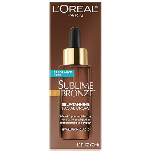 L'Oreal Paris Sublime Bronze Self Tanning Facial Drops with Hyaluronic Acid, Gradual Tan, Fragrance-Free, 1 fl. Oz thumbnail 2