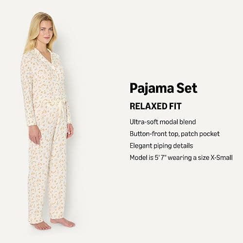 Amazon Essentials x Sofia Grainge Mommy and Me Long Sleeve Pajama Set thumbnail 2