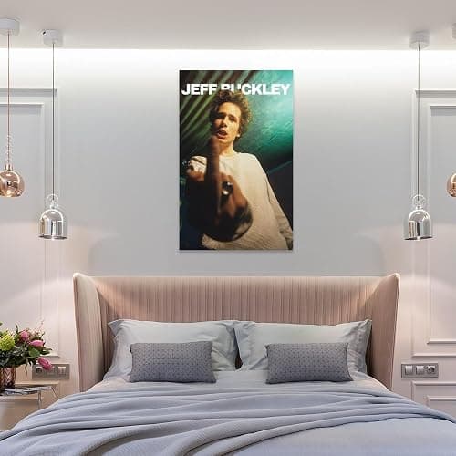 NuEyes Jeff Buckley Poster Wall Art Poster Gifts Bedroom Prints Home Decor Hanging Picture Canvas Painting Posters 16x24inch(40x60cm) thumbnail 8