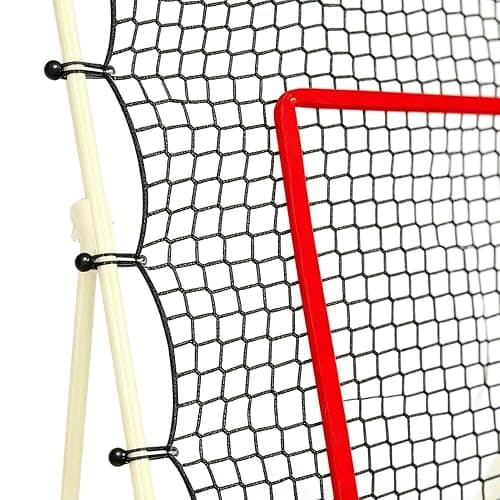 Volleyball Rebounder Net | 7x4ft Portable Training Equipment | Sports Rebounder with Elastic Rope & Target | for Teens Adults Players Beginners Outdoor Backyard Court Pool thumbnail 6