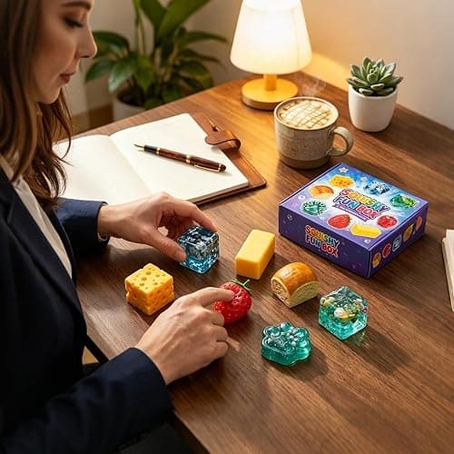 8-Piece Blind Box Malt Sugar Stress Relief Toys， These Soft, Slow-Rebound Cubes Contain Thick Stuffing and are Suitable for Adults and Children， They Relieve Anxiety and Stress. thumbnail 2
