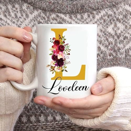 A2One Stuff Custom 11oz Floral Coffee mug thumbnail 6