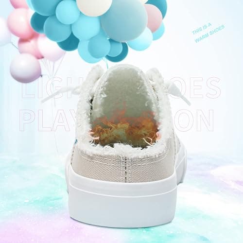 Obtaom Women Canvas Mules Memory Foam Clipper Fashion Sneakers Comfortable Slip-On Mule Backless Holiday Shoes thumbnail 5