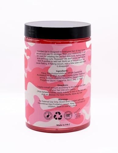 Combat Gel extreme hold hair gel (1000 ML, Strawberry) thumbnail 3