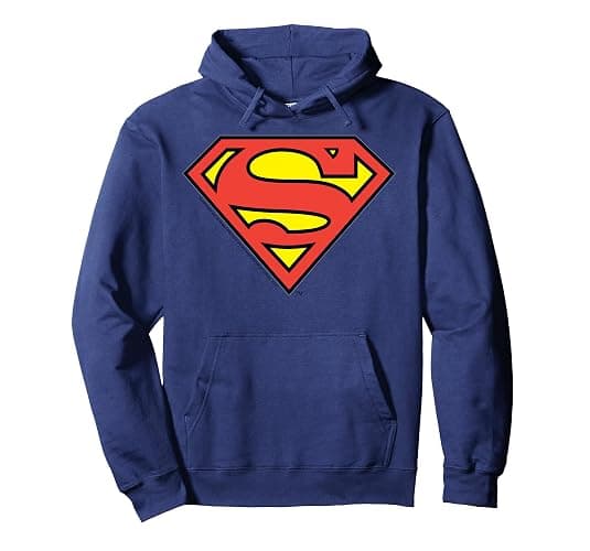 DC Comics Superman Classic Chest Logo Pullover Hoodie - Image 1