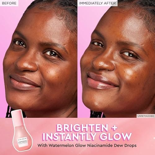 Glow Recipe Fruit Babies Skincare Kit - Gift Set with Ceramide Facial Cleanser + BHA Toner + Vitamin C Eye Cream + Hyaluronic Acid Cream + Niacinamide Dew Drops (5 Count) thumbnail 7