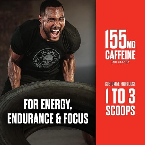 JNX SPORTS The Curse! Pre Workout Powder for Men & Women, Caffeine, Beta-Alanine, Creatine, L-Citrulline, 50 Servings, Fruit Punch Flavor – Boost Energy, Strength & Focus - Fruit Punch - 50 Servings (Pack of 1) thumbnail 4