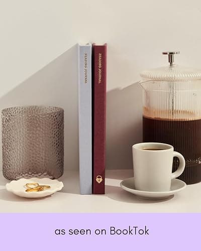 Reading Journal - 52 reviews. Review and Track Your Reading. Book Journal for Book Lovers & Readers. Burgundy thumbnail 3