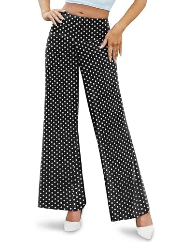 Arolina Women's Stretchy Wide Leg Palazzo Lounge Pants Casual Comfy High Waist Palazzo Pants thumbnail 6