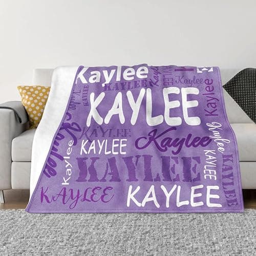Corissy Ships Next Day, Personalized Blankets and Throws Custom Blanket with Name Customized Flannel Blanket for Kids Christmas Blanket Gifts for Teen Girls Boys | Christmas Blanket, Customized, with Name, for Teen Girls Boys, for Kids, Gifts, Ships Next Day thumbnail 2
