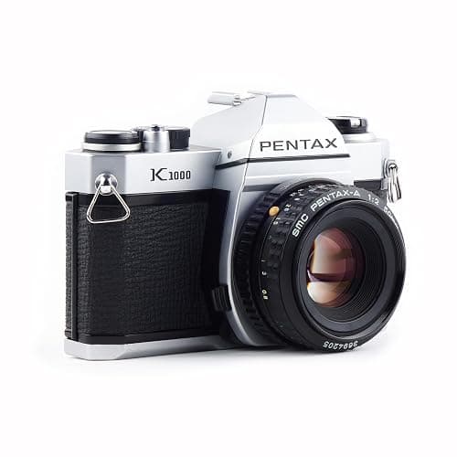 Pentax K1000 Manual Focus SLR Film Camera with Pentax 50mm Lens (Renewed) thumbnail 2