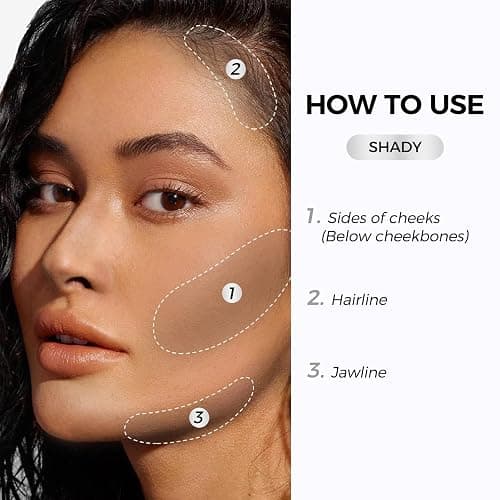 SACE LADY Contour Stick, Cool Toned Contour for Natural Sculpting, Easy to Blend & Long Lasting Cream Bronzer Stick Makeup for Face Eyes Lips (06 Shady, 1pc) thumbnail 5