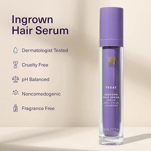 European Wax Center Ingrown Hair Serum - Bikini & Body Razor Bump & Ingrown Hair Treatment with Lavender, Vitamin E and Chamomile - Gentle Exfoliating Glycolic Acid AHA for After Wax Skin Care thumbnail 2