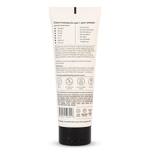 Odele Moisture Hair Mask, Conditioner Treatment with Jojoba and Argan Oils for All Hair Types + Textures, 8 Fl Oz thumbnail 7