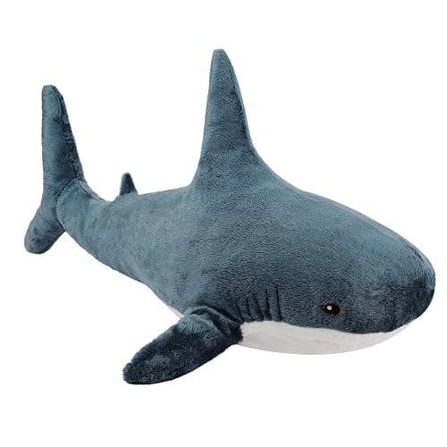 MUPI Shark Stuffed Animal Plush 11" Cute Shark Toy Plush Pillows Soft Cotton Sharks Plushies Ocean Sea Animal Doll Gifts for Boys Girls Kids Adults(Navy Blue) - Image 1