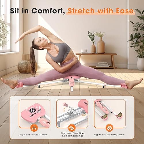 BODYWAKER Leg Stretcher Machine - Professional Split Trainer for Dance, Ballet, Gymnastics,Yoga - Flexibility Training Equipment for Splits, Kicks & Stretching thumbnail 3