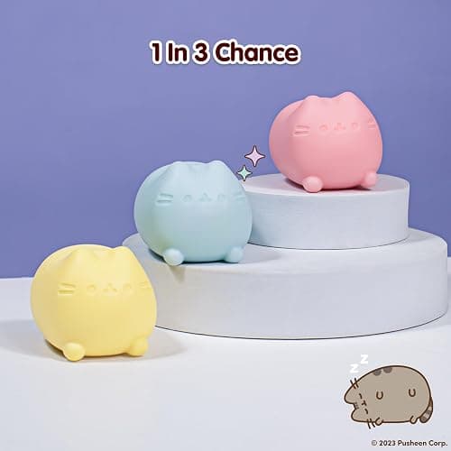 Hamee SquiSHU Laydown Pusheen the Cat - 1 Pc. (Mystery - Blind Box) | Pull Stretchy Dough Fidget Squishy Sensory Toy Soft Squeeze Ball Hand Therapy Relaxing Calming Soothing Gift for Kids, Adults thumbnail 6