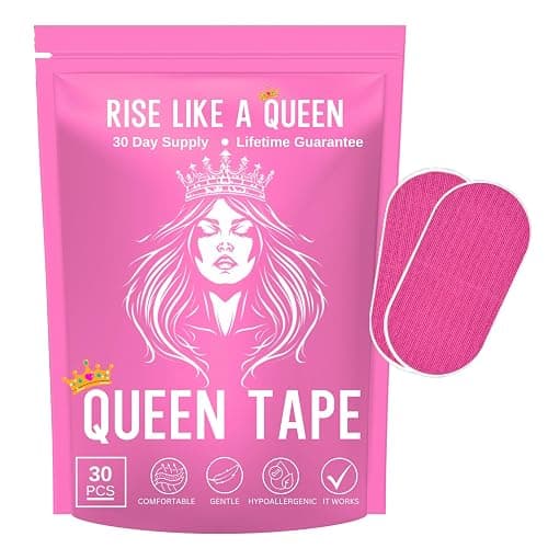 Queen Pink Tape (30 Count) Soft, Latex-Free, Athlethic, Sports, Grip Tape, Comfortable, Lifts Away Cleanly, Easy Removal Tape - Image 1