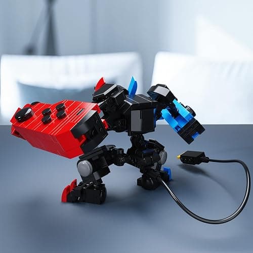 DRZYJ Building Block Set, Classic Game Controller Mech Robot Building Kit, Birthday Party Decorations Supplies, Gifts for Kids Adults (418 Pieces) thumbnail 9