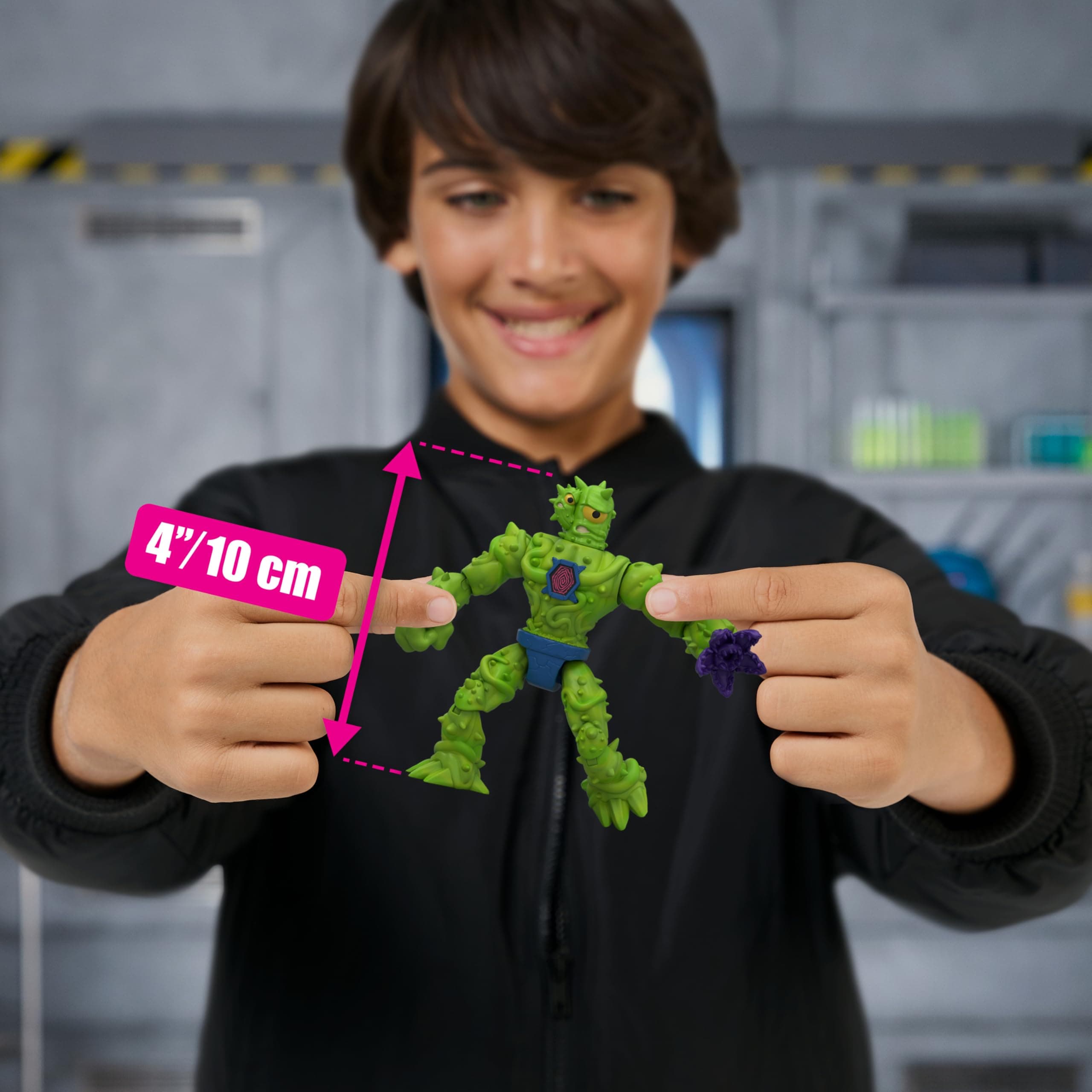 MrBeast Lab Hybrids Mega Pack, Reveal Different Hybrid Parts to Create 5 Mix & Match Action Figures, Including a Mega Torso Panther Experiment to Reveal Hybrid's Real Colors, Collect 30+ Beasts thumbnail 2