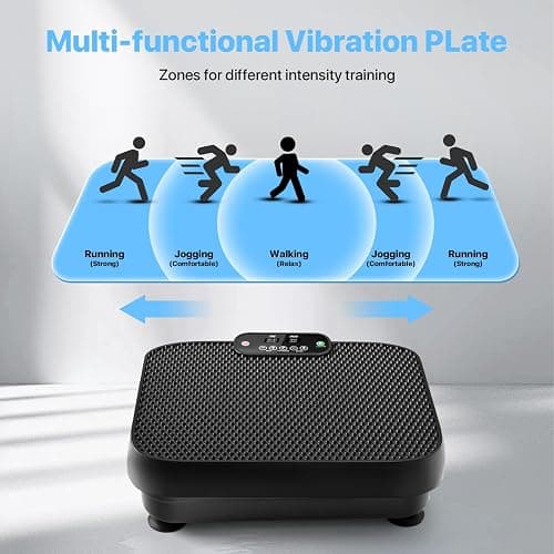 Vibration Plate Exercise Machine for Lymphatic Drainage Weight Loss,Whole Body Workout Vibration Fitness Platform,Mini Shake Plate,Sport Gym Fitness Equipment thumbnail 4