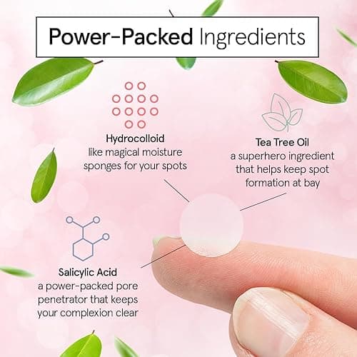 grace & stella Award Winning Pore Strip Pimple Patches for Face - Hydrocolloid Acne Patches for Shrinking Zits, Whiteheads - Spot Stickers - Dermatologist-Tested, Vegan (Invisible, 72 Count) thumbnail 5