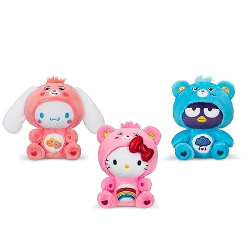 hello kitty x care bear plush thumbnail 2