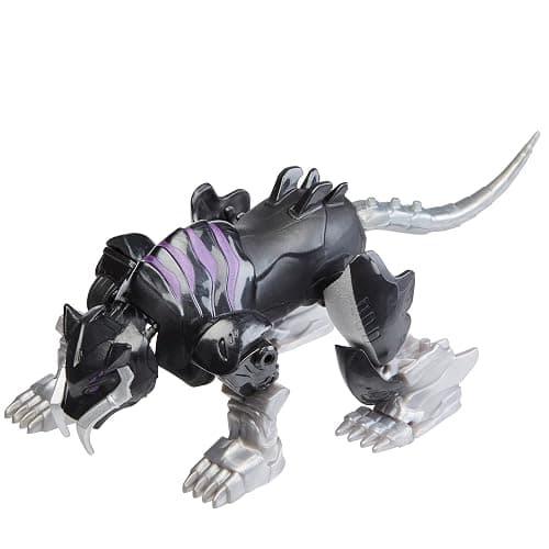 Marvel Mech Strike Mechasaurs, 4-Inch Black Panther with Sabre Claw Action Figures, Super Hero Toys for Kids Ages 4 and Up thumbnail 5