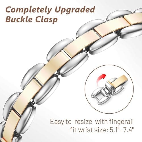 Filoto Bling Band Compatible with Apple Watch 38mm 40mm 41mm 42mm 44mm 45mm 46mm 49mm for Women, Thin Metal Strap Dressy Slim Jewelry Bracelet for iWatch Band Series 11 10 9 8 7 6 5 4 SE 3 2 1 Ultra thumbnail 4