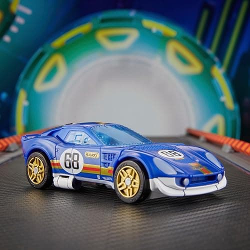 Transformers Collaborative Hot Wheels® x El Segundo Coupe, Deluxe Class 5-Inch Robot Action Figure Converts to Racecar, Ages 8+ thumbnail 2