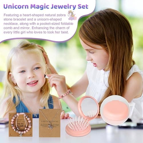 Jenria Unicorn Gift for Girls, Kindergarten Graduation Gifts, Birthday Gifts for Girls Age 3 4 5 6 7 8 9 10 Years Old Girl, Gift Ideas, Girls Toys Age 6-8, Unicorn Toys for Daughter, Niece thumbnail 6