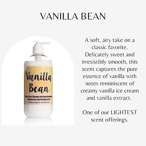 The Lotion Company 24 Hour Skin Therapy Lotion, Full Body Moisturizer, Paraben Free, Made in USA, Vanilla Bean Fragrance, w/ Aloe Vera, 16 Ounces thumbnail 2