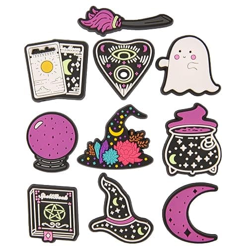 VZDIOR 30,50,100 Pieces Random Halloween Shoe Charms Kids Boys Girls Lovely Skull Shoes Decorations for Party Favor thumbnail 3