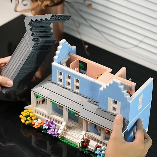 Gilmore House Building Set for Girls, Cozy Architecture Model Kit | Stars Hollow Luke’s, Meaningful Mother Daughter Gifts for Women, Teen Girls and Fans 1559 Pcs thumbnail 6