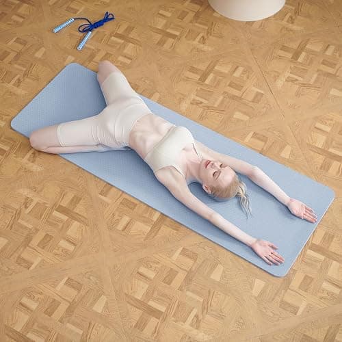Good Nite Gymnastikmatte Yogamatte Fitnessmatte 10mm Rutschfest Trainingsmatte Sport Turn Matten Pilates Matte Bodenturnmatte Mit Tragegurt 183 x 61 x 1 cm thumbnail 7