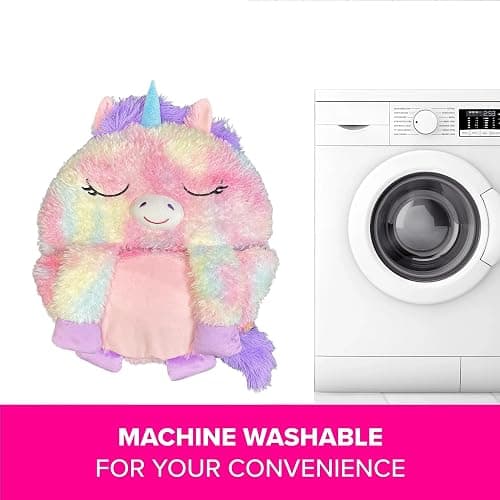 Happy Nappers 2-in-1 Pillow & Sleepy Sack Dreamy the Unicorn 54x20 Medium | Plush animal opens into a cozy sleeping bag for kids age 3+. 54 x 20 inch soft play character for travel and sleepovers thumbnail 3