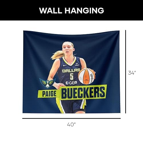 Northwest WNBA Player Printed Wall Hanging Tapestry, Woven Polyester Fabric, Decorative Fan Art thumbnail 6