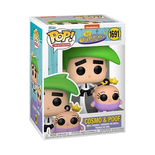 Funko Pop&Buddy: Fairly Odd Parents - Cosmo and Poof - Collectable Vinyl Figure - Gift Idea - Official Merchandise - Toys for Kids & Adults - Cartoon/Animation Fans - Image 1