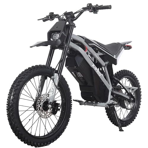 X-PRO 4000W 60V 27AH Teens Adults Electric Dirt Bike with Front LED Light! 19"/17" Wheels! - Image 1