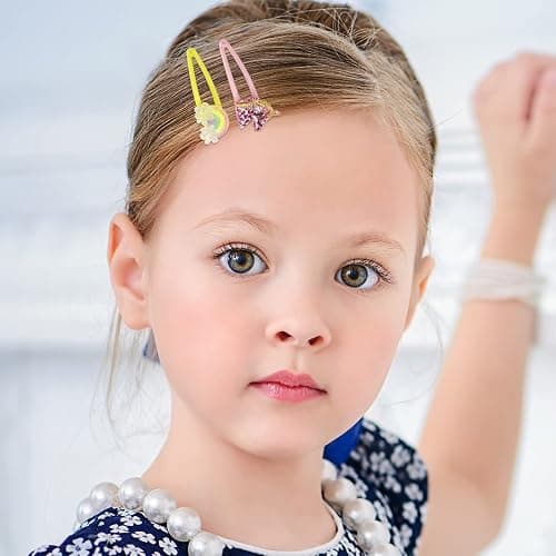 Wingchold 16Pcs Girls Unicorn, Butterfly, Flower, Rabbit Hair Clips - Sparkly Rainbow Hair Accessories for Toddlers, Kids, Hair Clips for Party, Birthday Gift Supplies Favors thumbnail 5