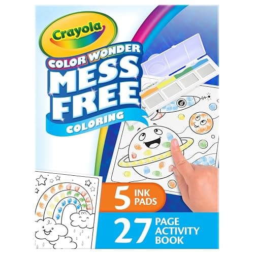 Crayola Color Wonder Mess Free Fingerprint Ink Painting Activity Set, Toddler Finger Painting Alternative, Stocking Stuffers for Kids, Holiday Gifts thumbnail 2
